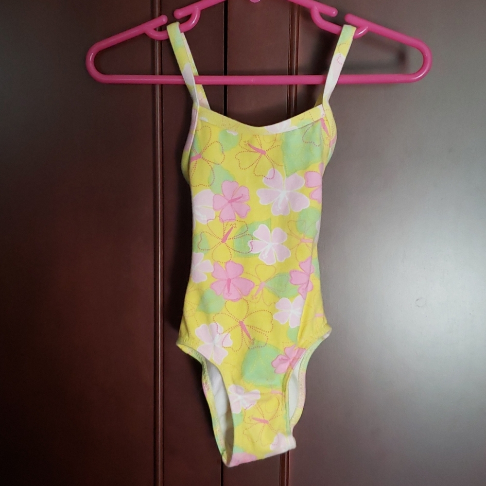 Toddler 1 Piece Flap Happy Bathing Suit-Size 2